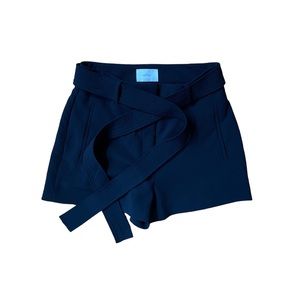 aritzia wilfred black belted shorts 8